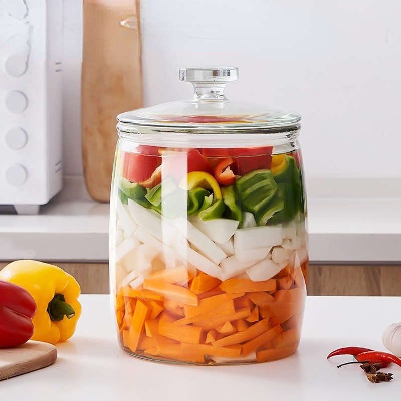 Pickles Earthen Jar Household Pickles Bottles Glass Large Capacity