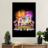 Golden Retriever Poster | Dog Independence Day | Wall Art Gift for Dog Puppies Lover