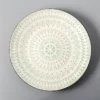 6 Inch Ceramic Plate Round Side Dish, Green