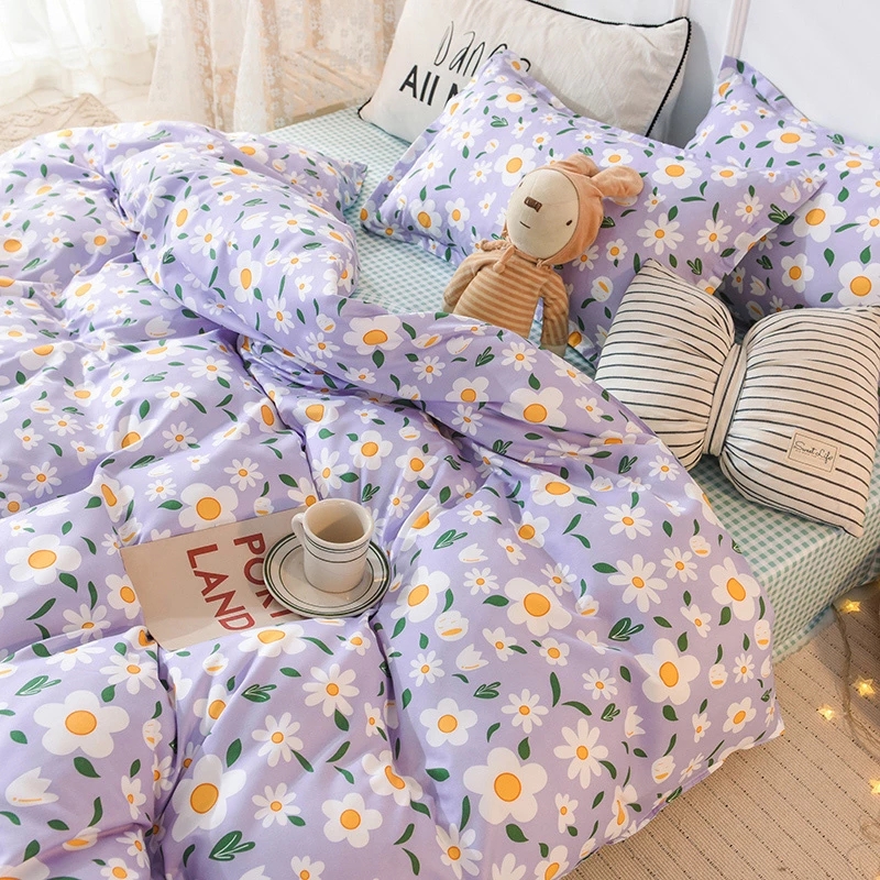 Nordic Style Flower Bedding Set